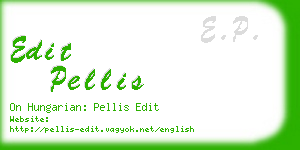 edit pellis business card